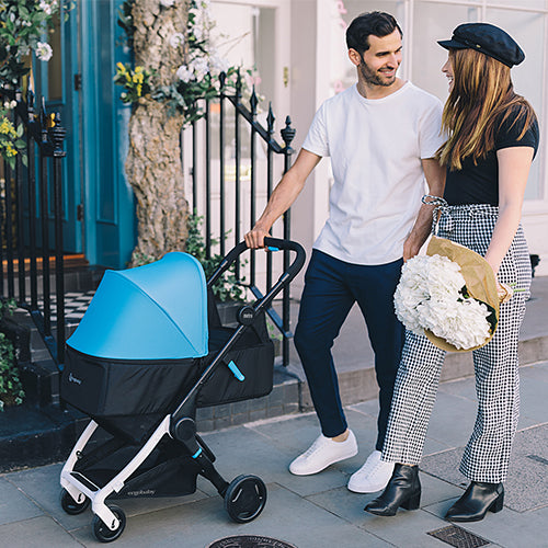 Ergobaby-Nyföddpaket Blå Metro-reirei
