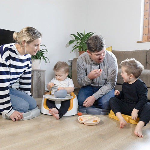 Bumbo-Multisits med bricka, Gul-reirei
