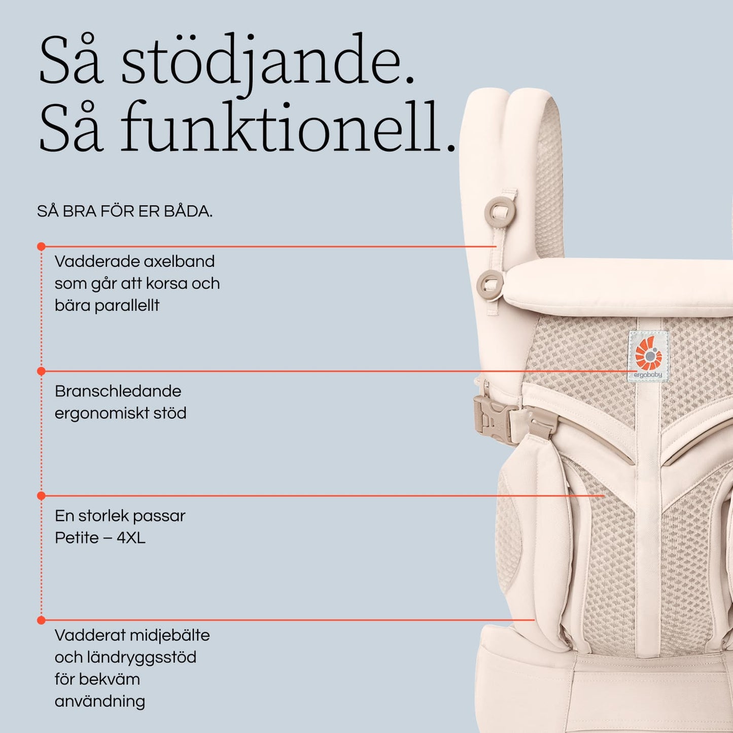Ergobaby Omni Classic Mesh, Midnattsblå