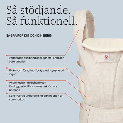Ergobaby Omni Deluxe Linen, Natural