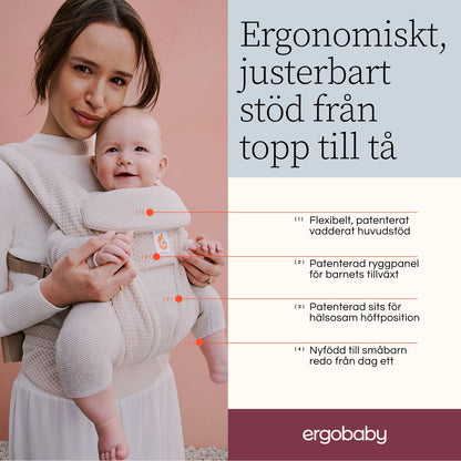 Ergobaby Omni Deluxe Mesh, Soft Olive
