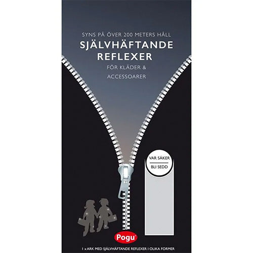 Pogu Pogu Selvklæbende tekstilreflekterende