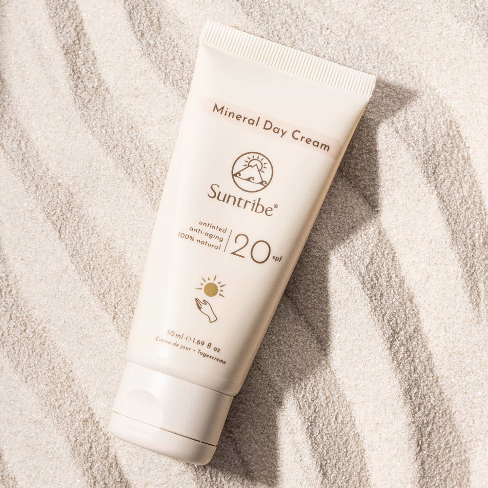 Suntribe Økologisk Mineralbaseret Dagcreme SPF 20 Ufarvet (50 ml)