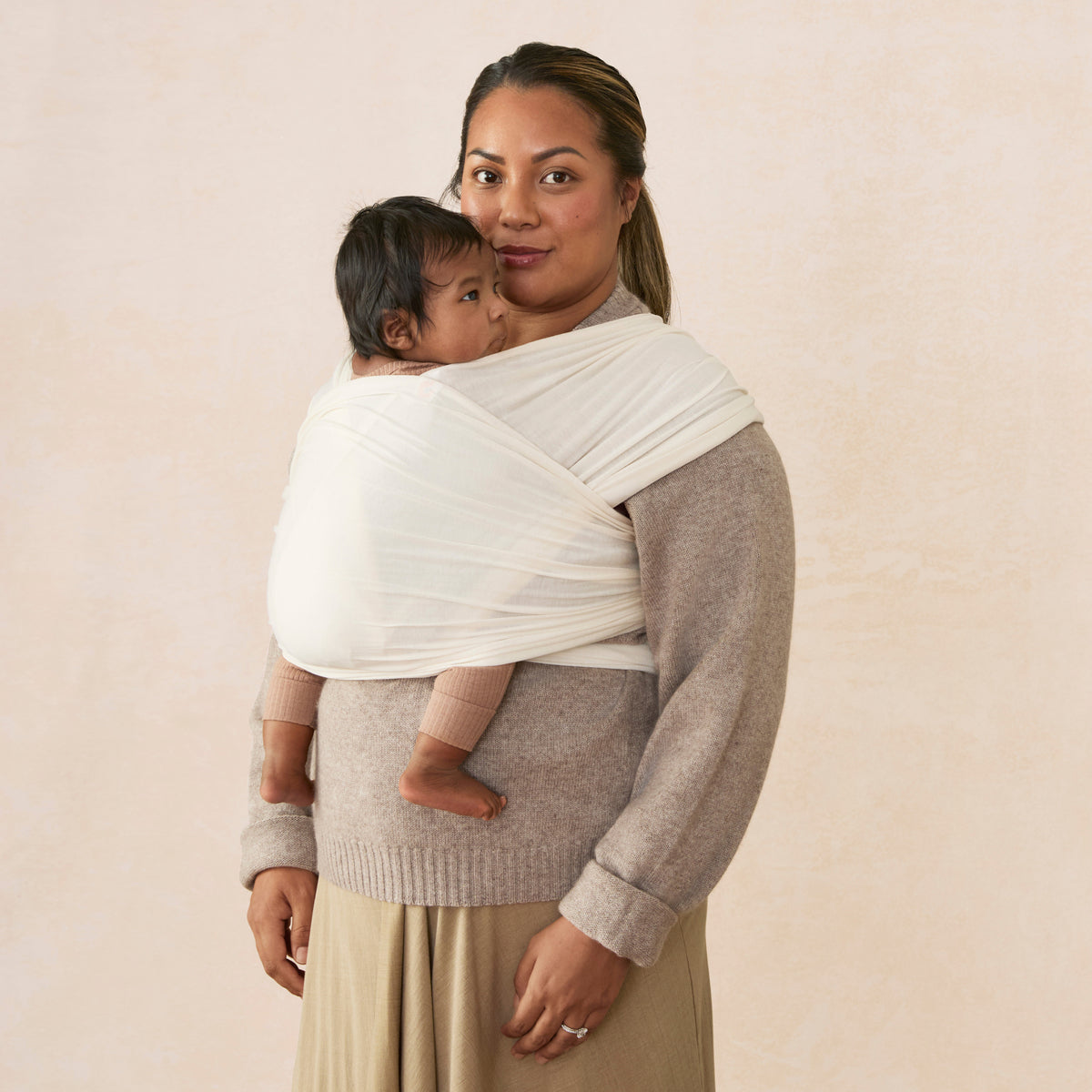 Ergobaby Aura Bärsjal Trikå, Cream