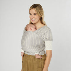 Ergobaby Aura Bæresjal Trikå, Grå Stribe