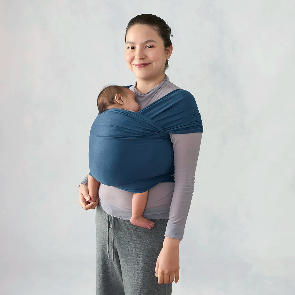 Ergobaby Aura Bärsjal Trikå, Blå
