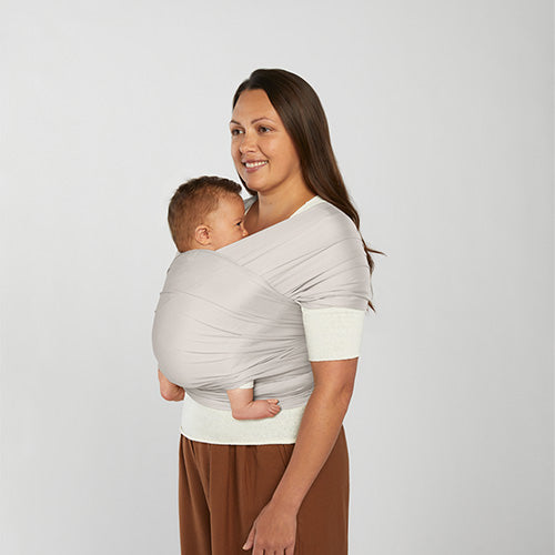 Ergobaby Aura Bæresjal Mesh, Lysegrå