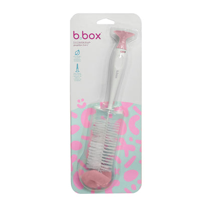b.box 2-i-1 Flaskborste, Rosa