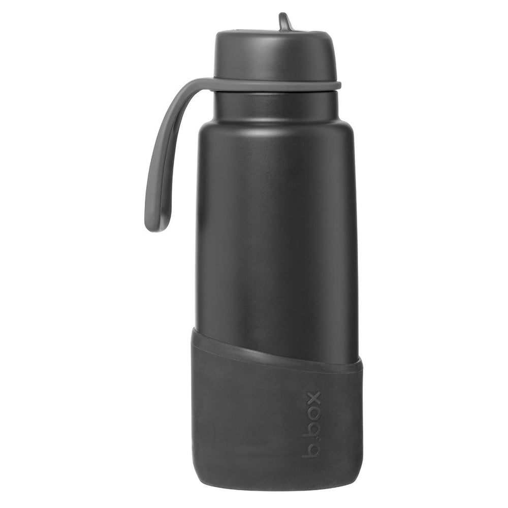 b.box Paket – Isolerad Vattenflaska 1L + Silikonskydd, Deep Space (spara 99 kr)