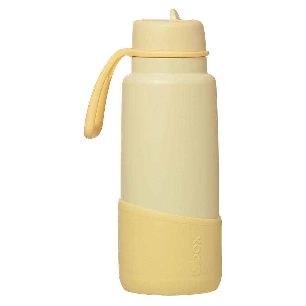 b.box Paket – Isolerad Vattenflaska 1L + Silikonskydd, Lemon Twist (spara 99 kr)
