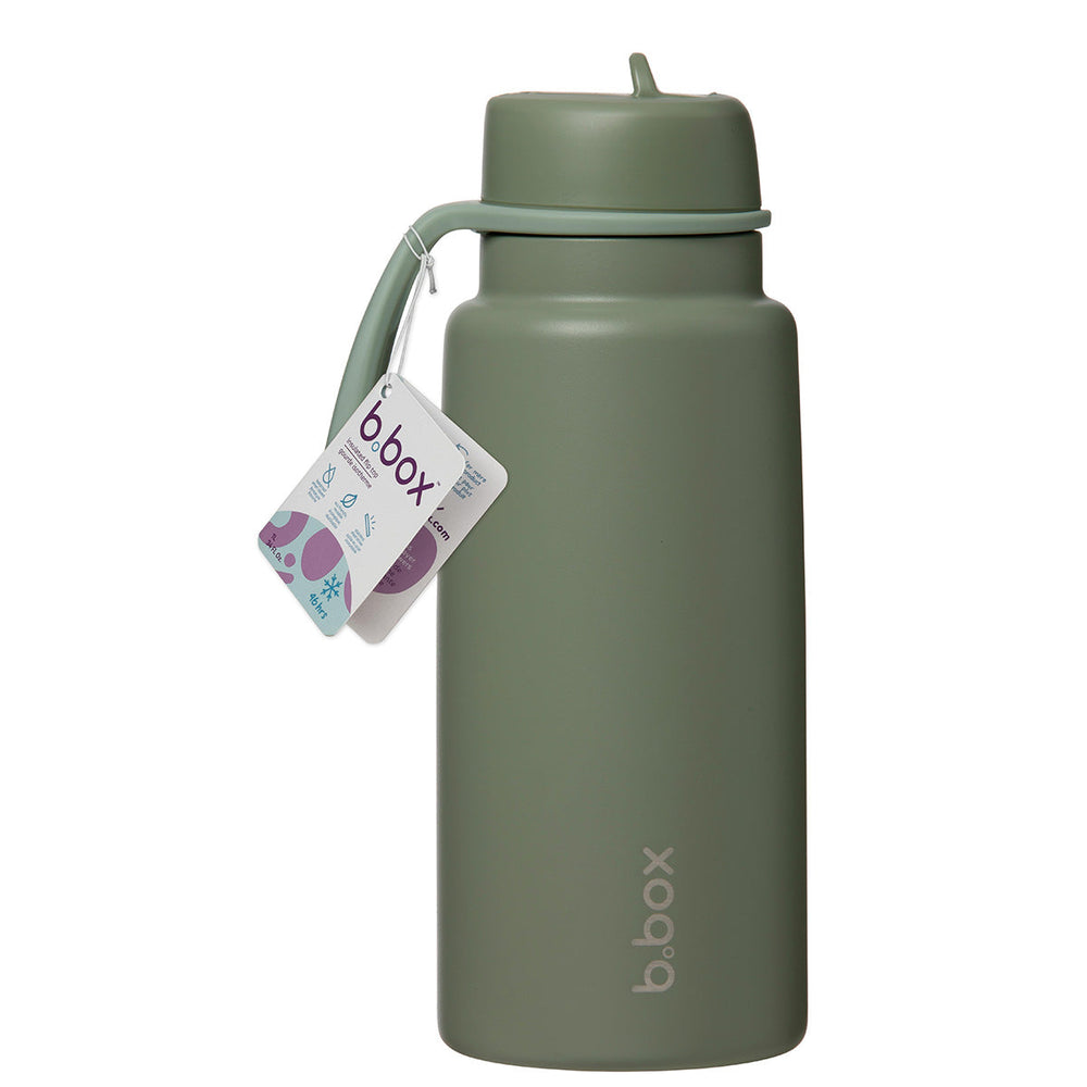 b.box Isoleret Vandflaske 1 liter, Olive