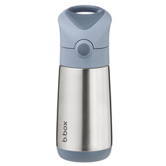 b.box Isolerad Sugrörsflaska 350ml, Blå
