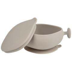 b.box Food Bowl with Lid Silicone, Latte