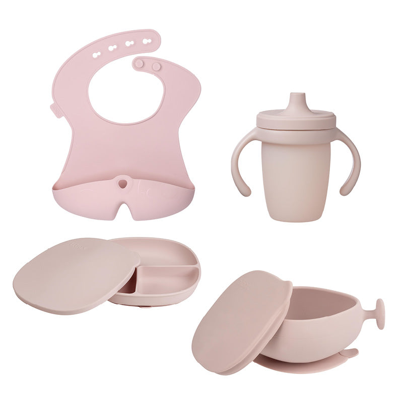 b.box Silikone Matset, Rosa (spara 177 kr)