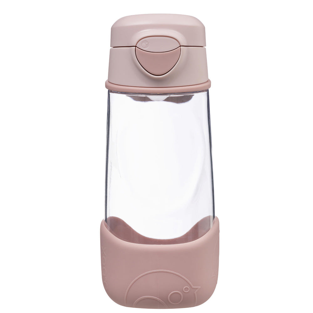 b.box Vandflaske med tud 450ml, Rosa