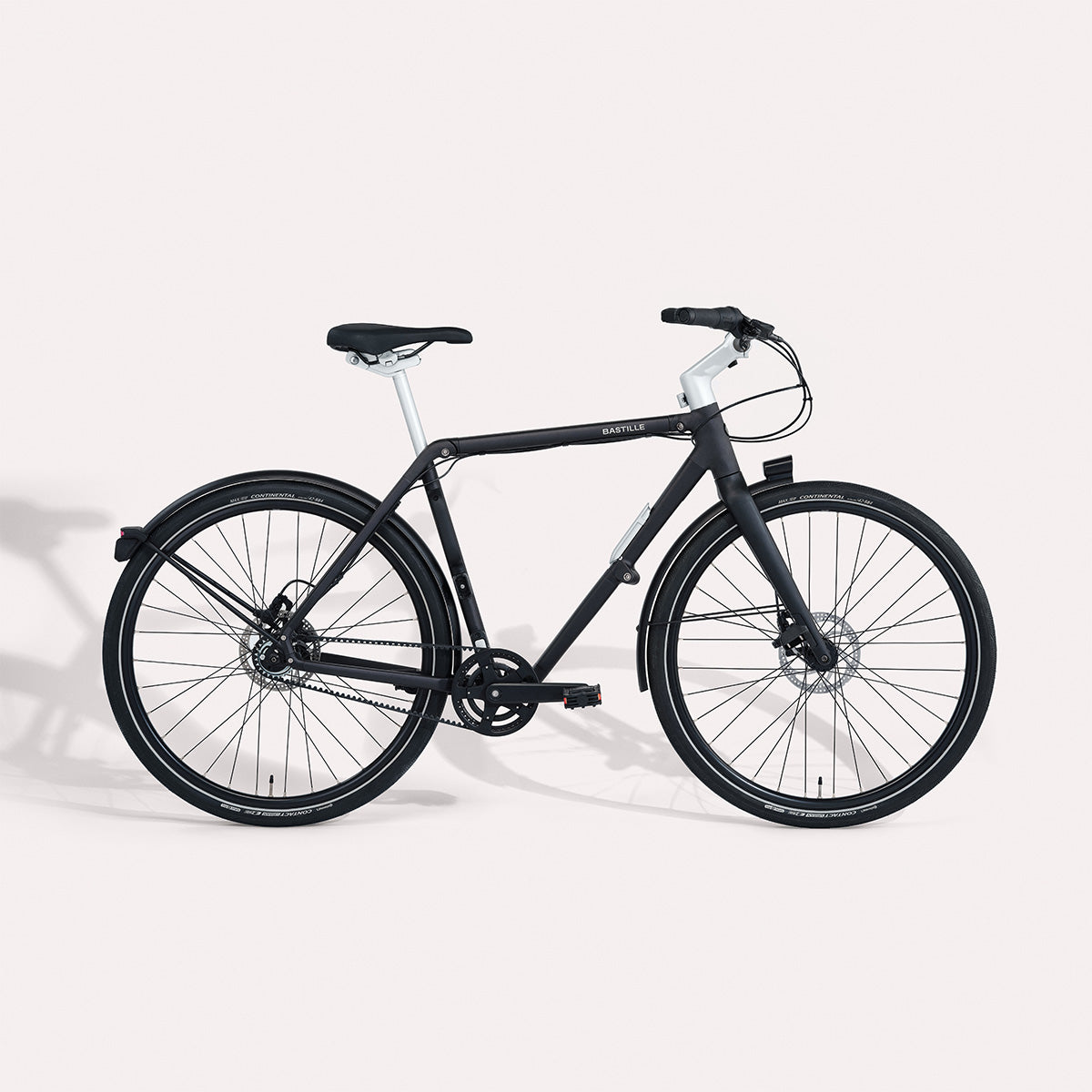 Bastille Hopfällbar Cykel, 3-Vxl, Upphöjt Styre