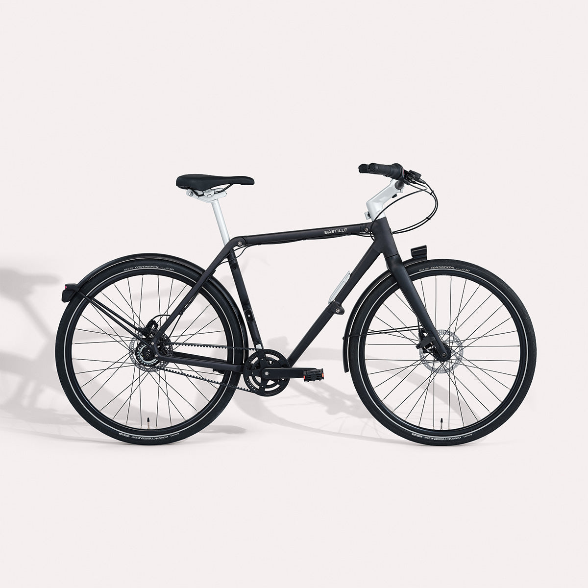 Bastille Hopfällbar Cykel, 7-Vxl, Upphöjt Styre