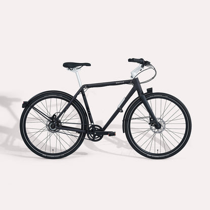 Bastille Hopfällbar Cykel, 7-Vxl, Upphöjt Styre