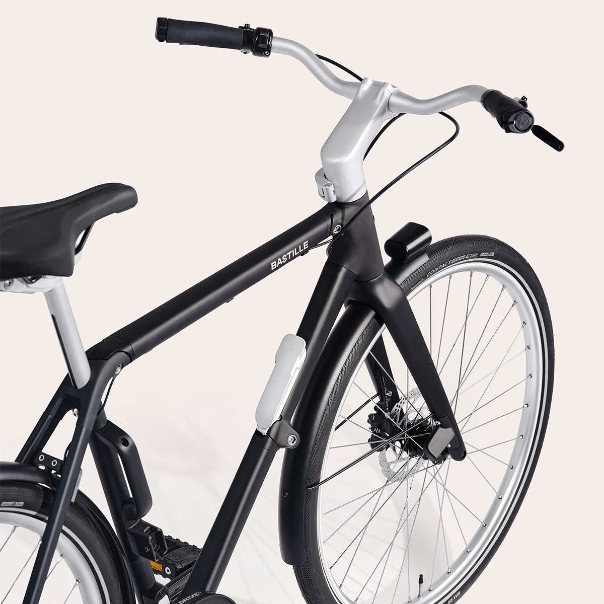 Bastille E Hopfällbar Elcykel, Upphöjt Styre