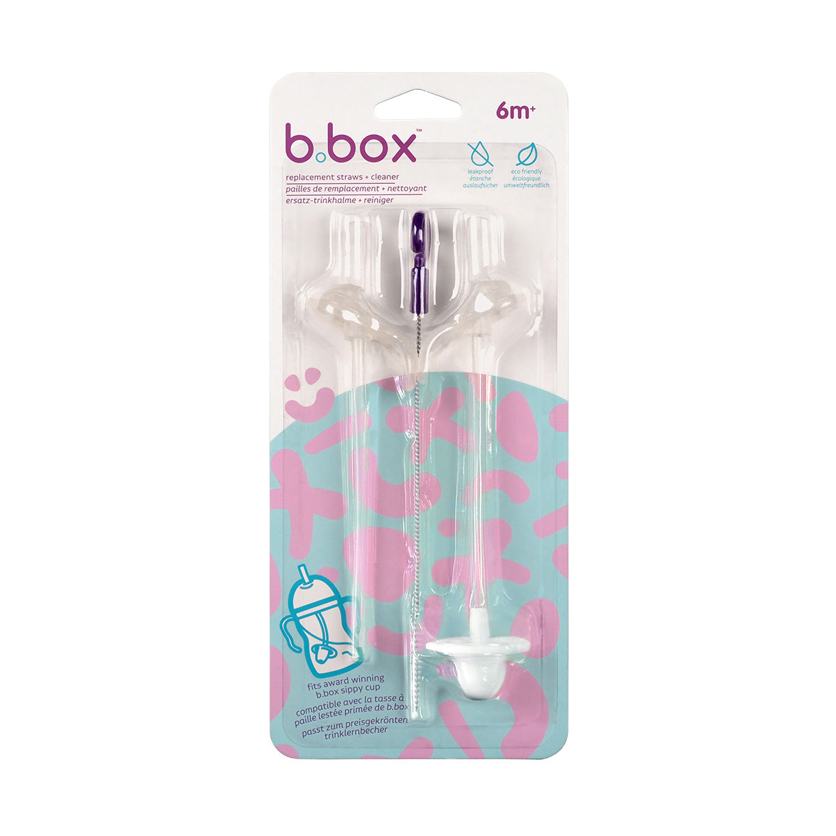 b.box Extra Sugrör + Rengöringsborste