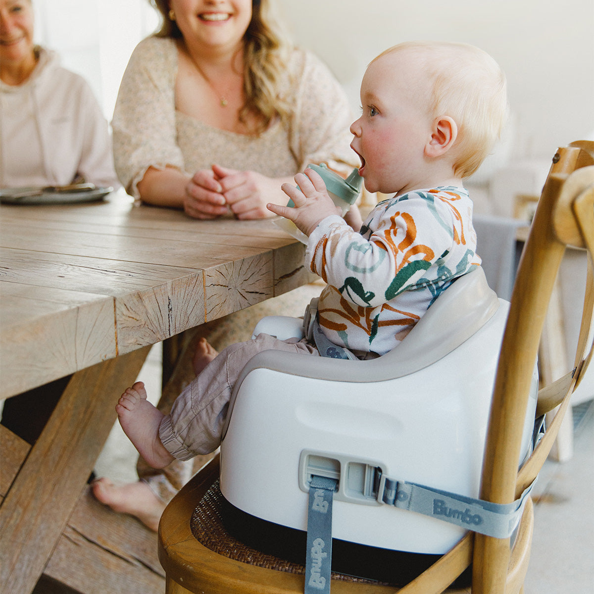 Bumbo Multisæde med bakke, Taupe