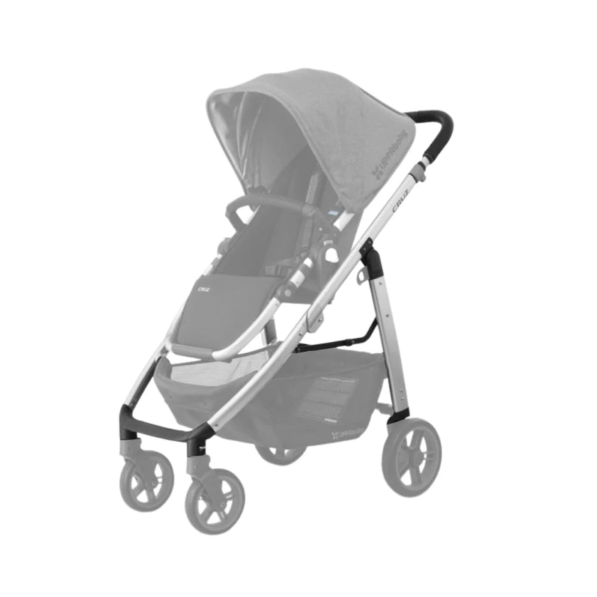 UPPAbaby Reservdelschassi Cruz, Silver/Svart Läder, 2018