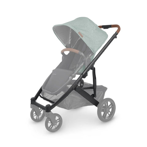 UPPAbaby Reservdelschassi Cruz V2, Svart/Kastanjebrunt Läder