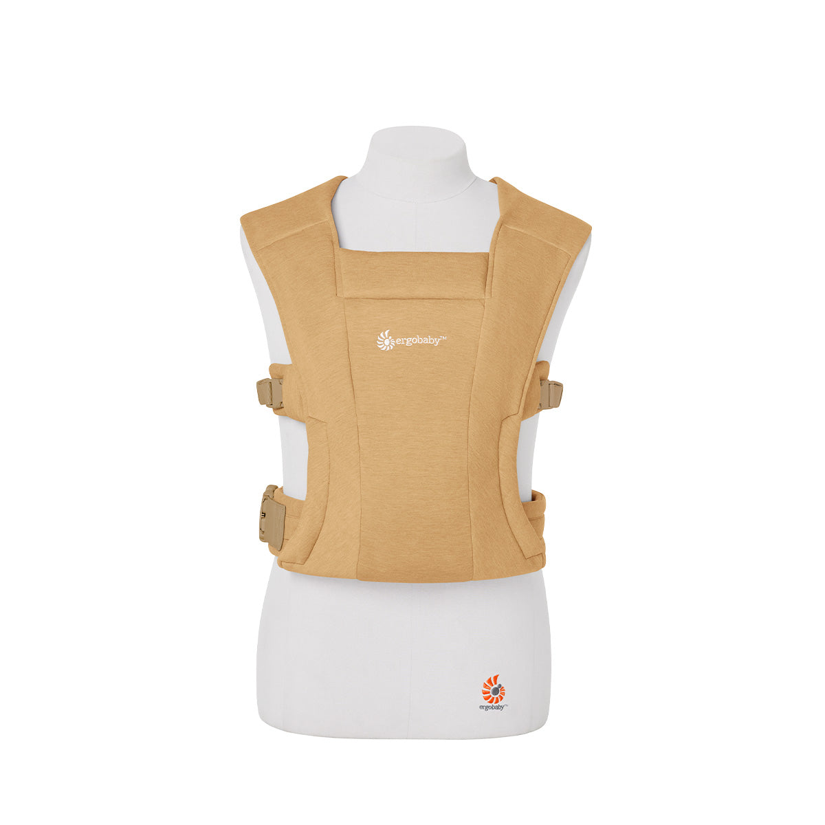 Ergobaby Embrace in soft jersey for newborn, Camel