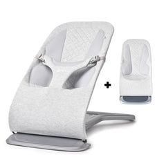 Ergobaby Evolve 3-i-1 babysitter Ljusgrå med extra tygsits (spara 899 kr)