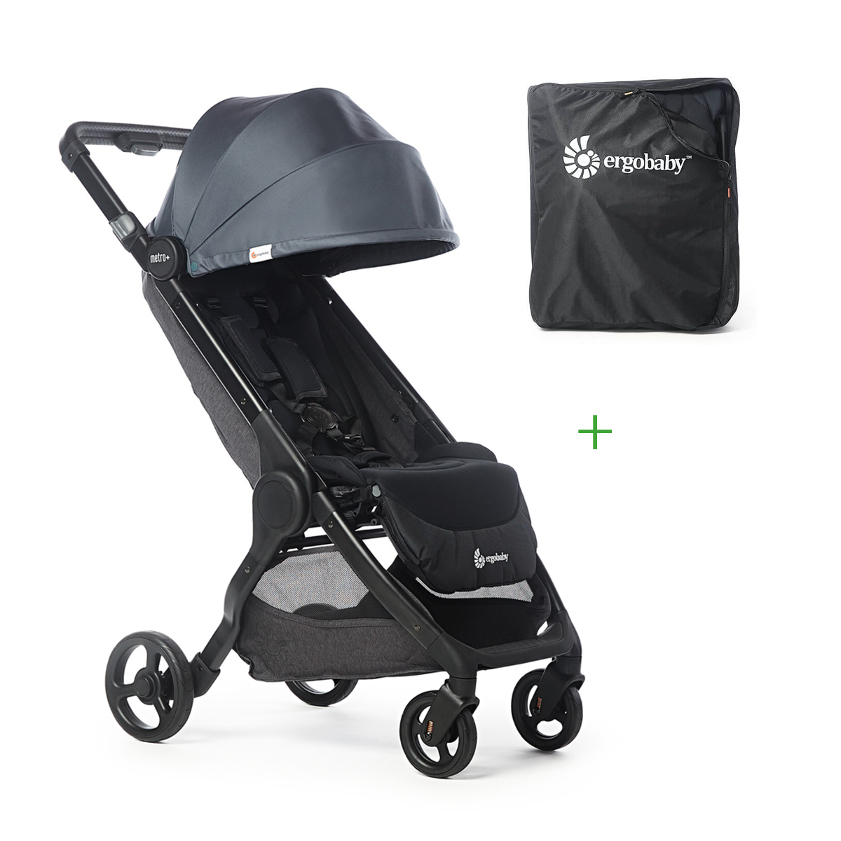 Ergobaby Metro+ + Free Transport Bag, Gray