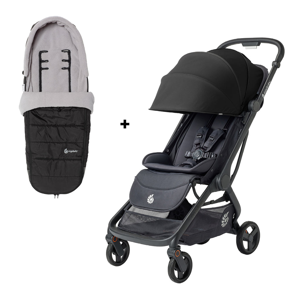 Ergobaby Metro 3 Svart + Gratis Åkpåse Metro (spara 999 kr)