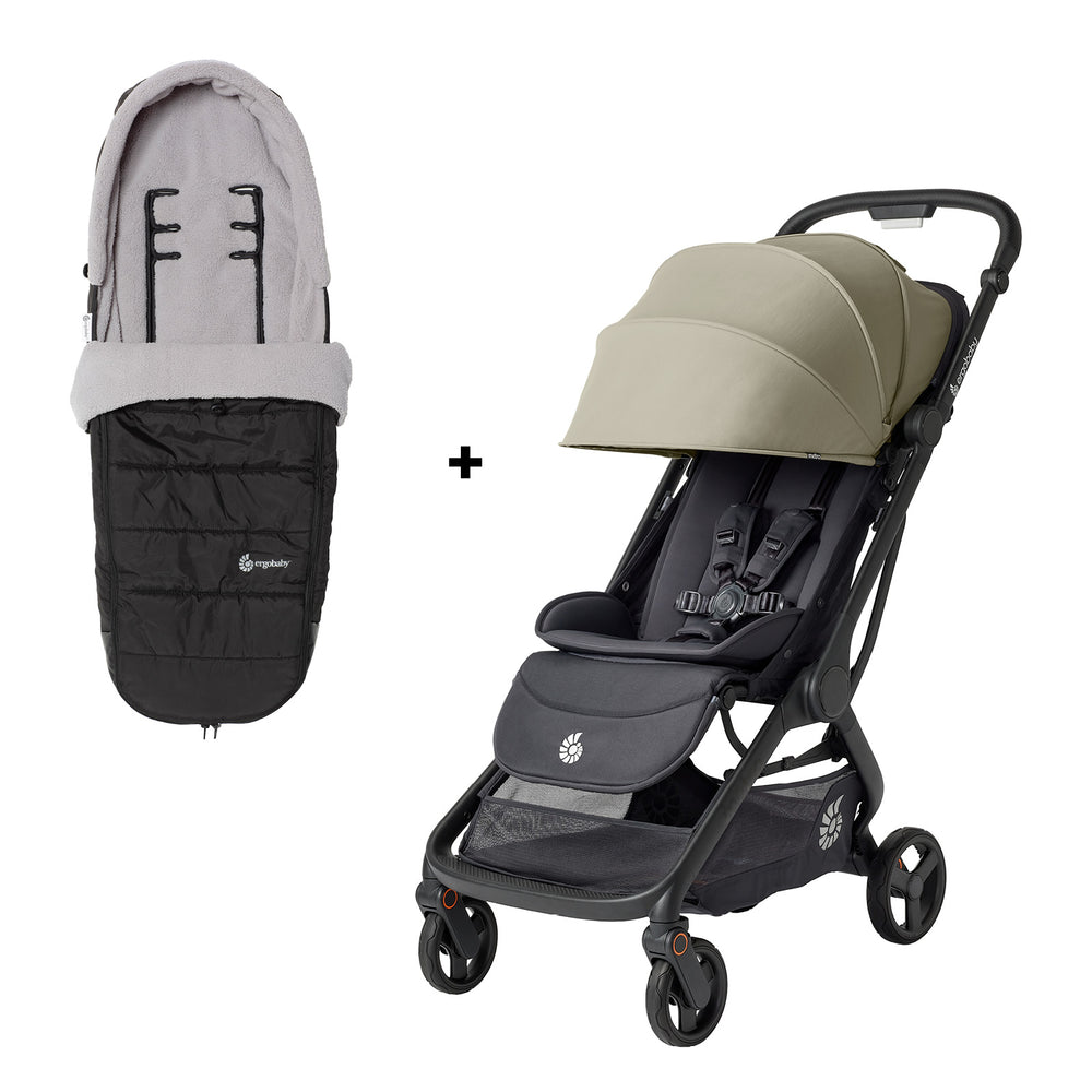Ergobaby Metro 3 Olivgrön + Gratis Åkpåse Metro (spara 999 kr)