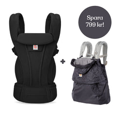Ergobaby Omni Deluxe Mesh Sort + Vinterskydd (spara 799 kr)