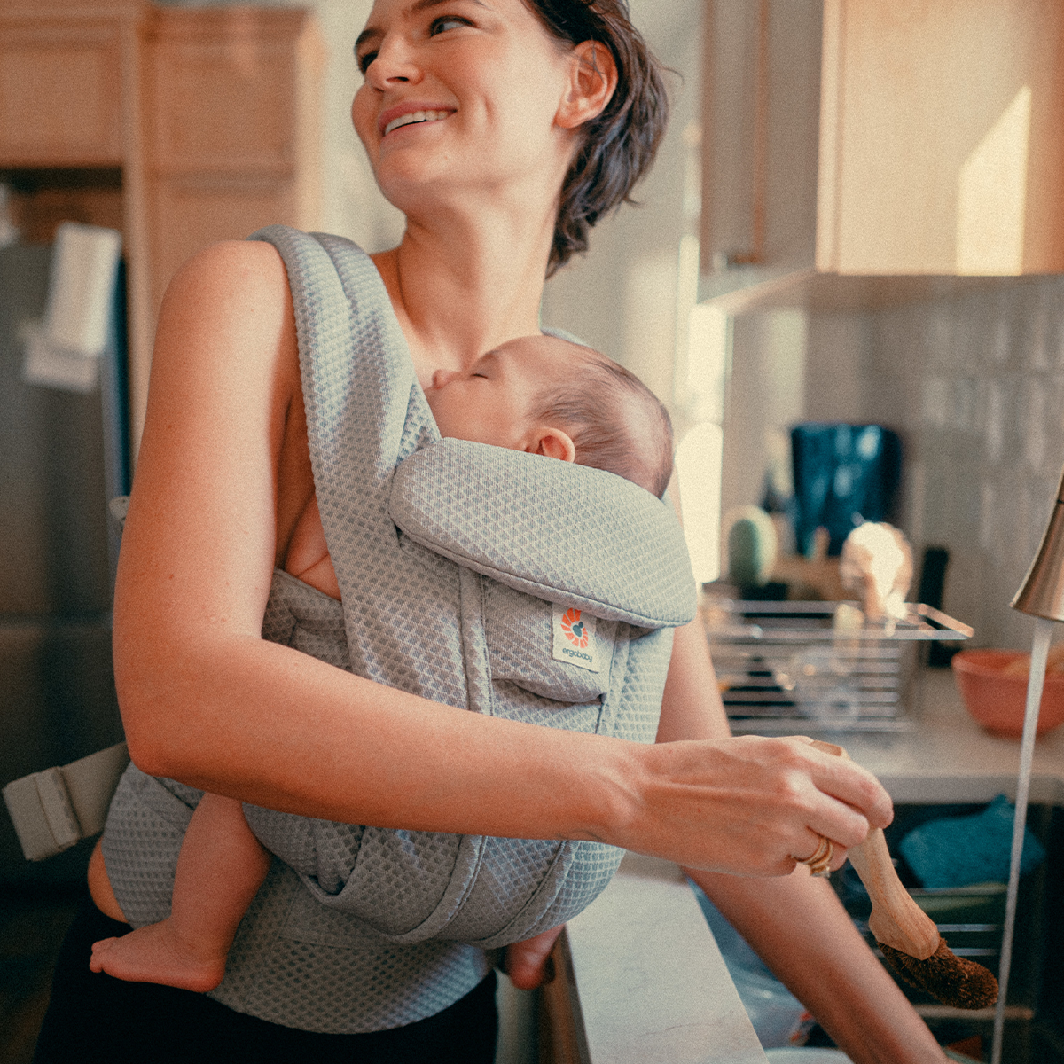 Ergobaby Omni Deluxe Mesh Pearl Grey