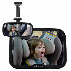 Ezimoov Ezi Mirror Pack - Car Mirror Package (rear and front mirror)