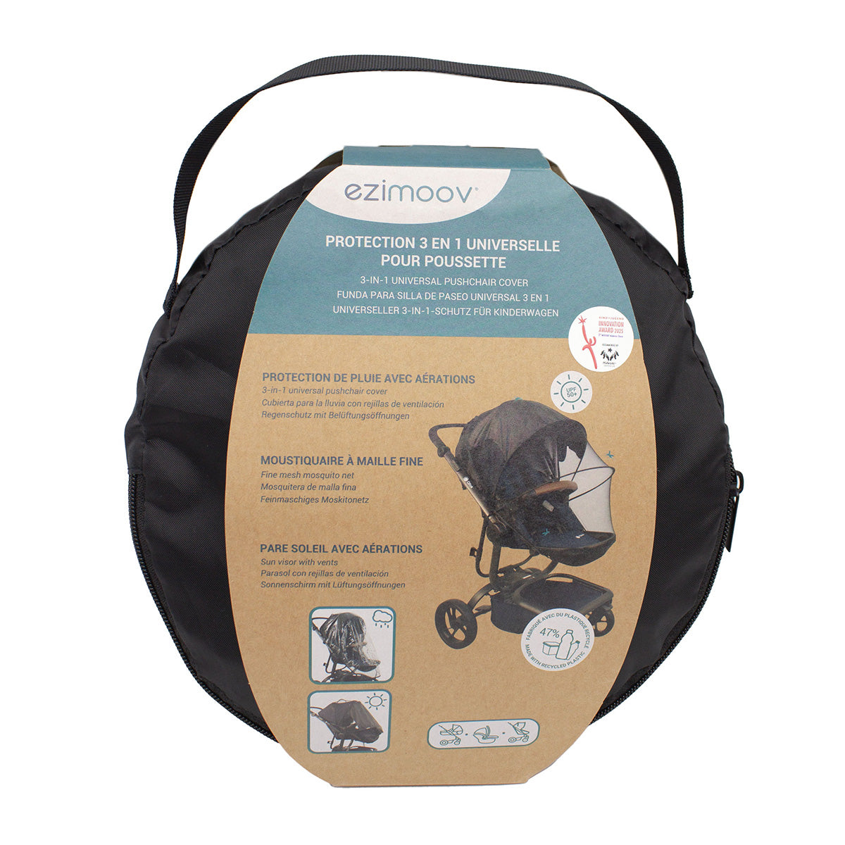 Ezimoov 3-in-1 Stroller Rain Cover