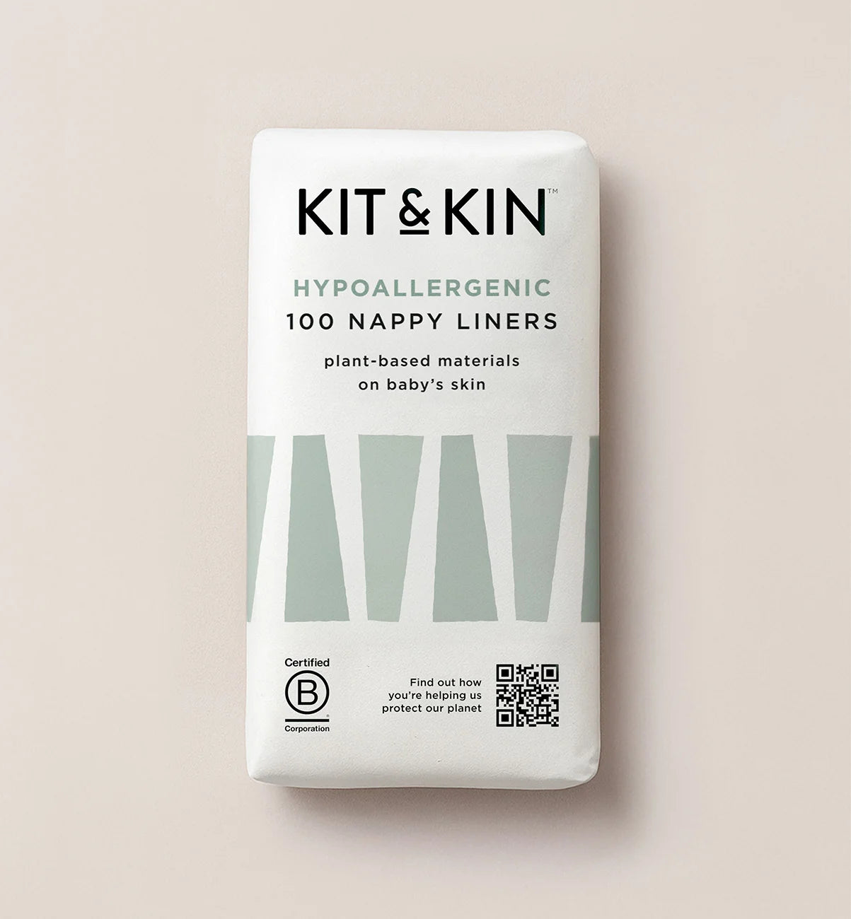 Kit & Kin Innlegg til Tøybleie, 100 stk