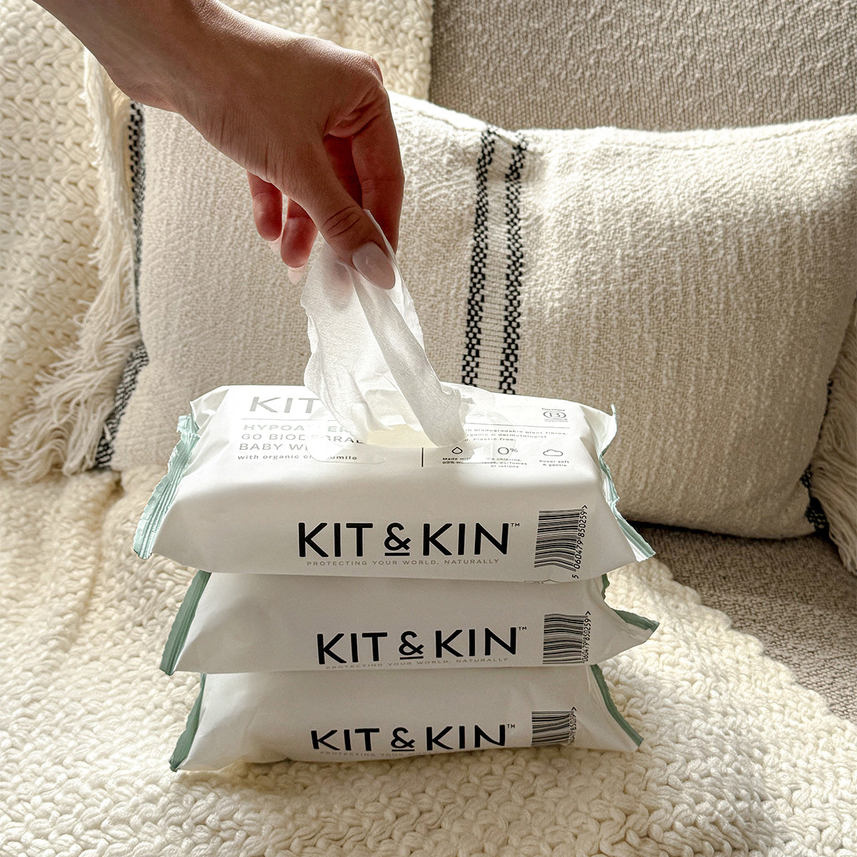 Kit & Kin Våtservetter (10x60 st)