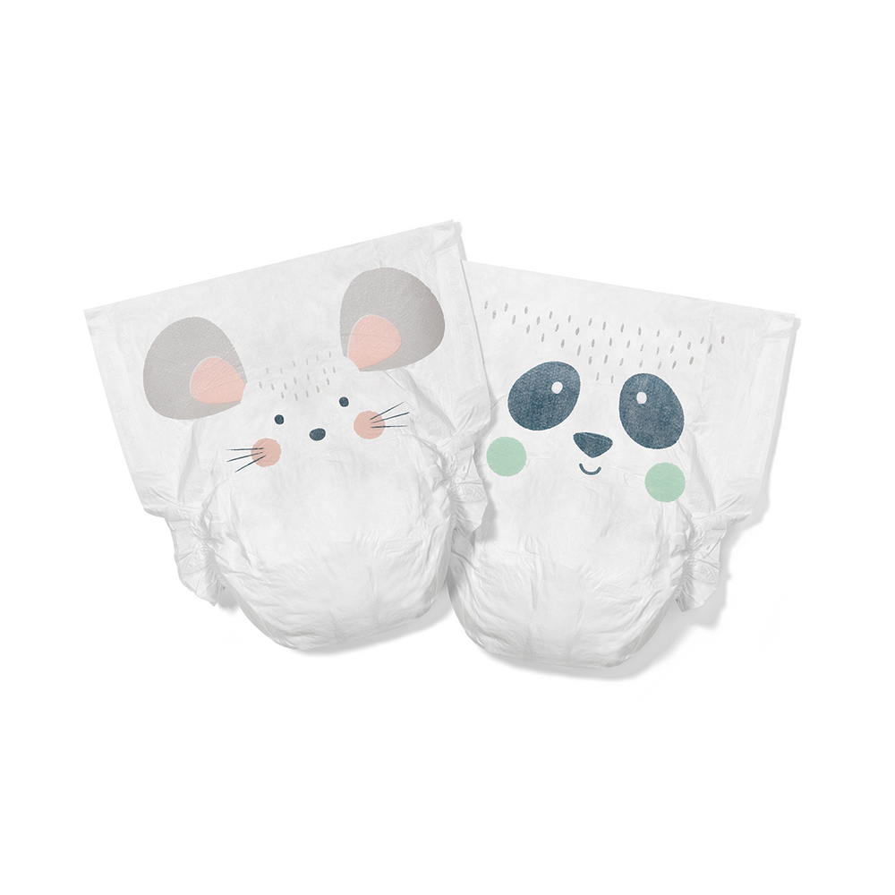 Kit & Kin Hypoallergena Blöjor, Stl 2: 4-8 kg (38 st)