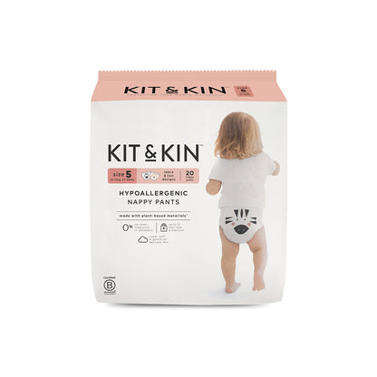 Kit & Kin Hypoallergena Byxblöjor / Pull Ups, Stl 5 Junior (22 st)