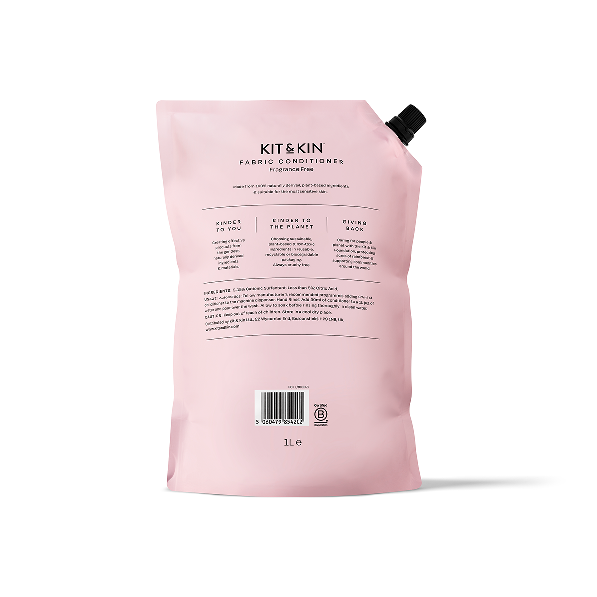 Kit & Kin Mjukmedel Lavendel & Sandelträ, 1 liter