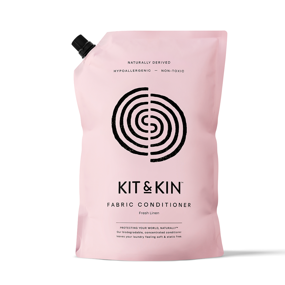 Kit & Kin Skyllemiddel Frisk Linned, 1 liter