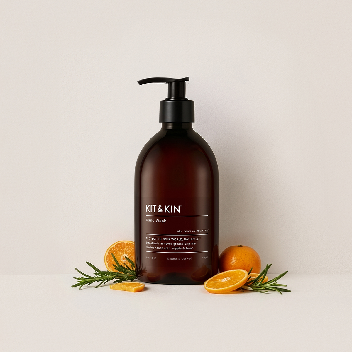 Kit & Kin Handtvål Mandarin & Rosemary, 500 ml