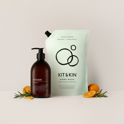 Kit & Kin Handtvål Mandarin & Rosemary, Refill 1000 ml