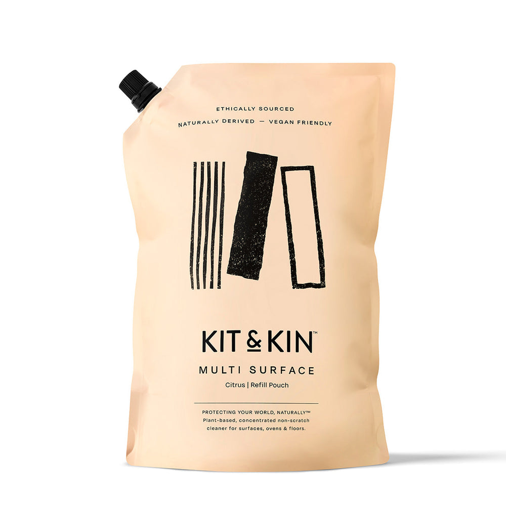 Kit & Kin Multirengøring Citrus, Refill 1 liter