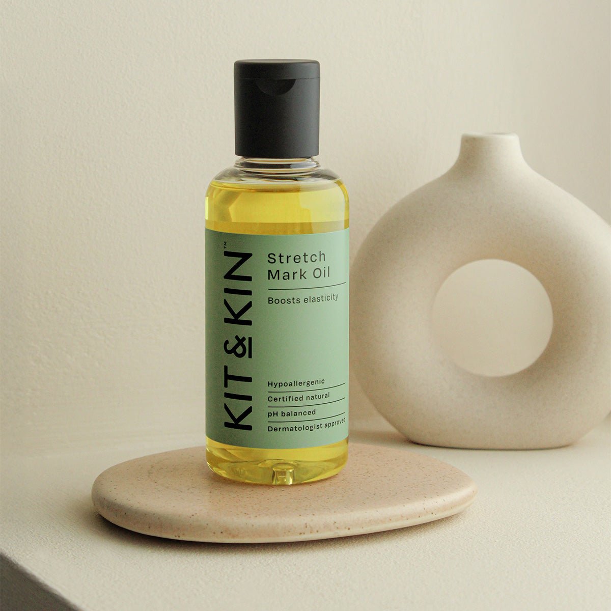 Kit & Kin Stretch Mark Oil, for gravidmagen, 100 ml