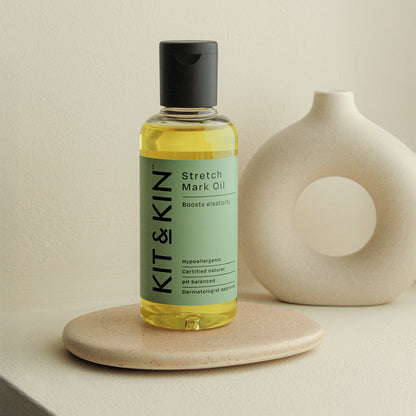 Kit & Kin Strækmærkeolie, til gravidmaven, 100 ml