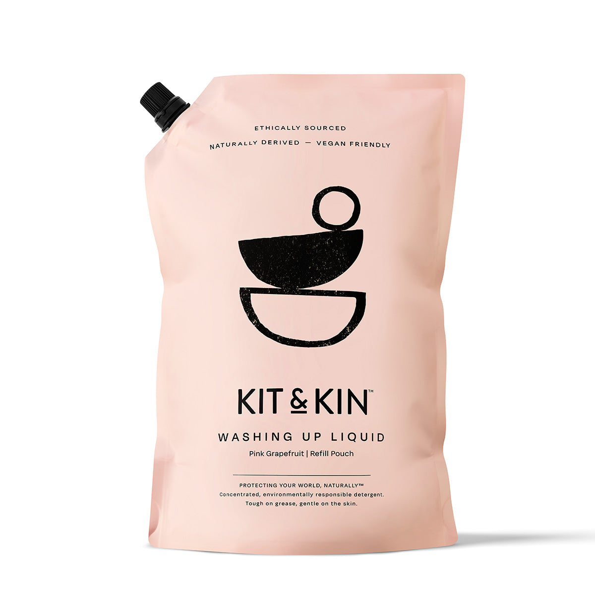 Kit & Kin Dish Soap Grapefruit, Refill 1 liter – reireiab