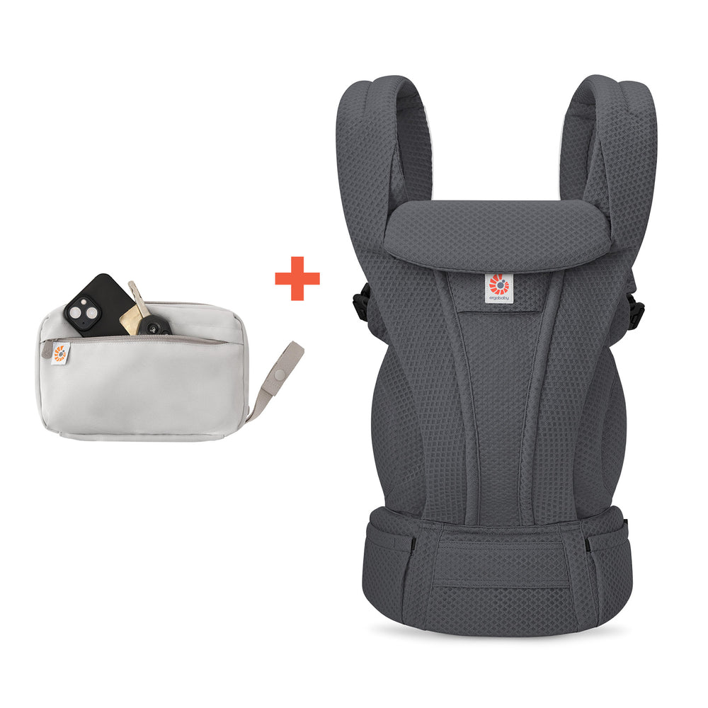 Ergobaby Omni Deluxe Mesh Graphite Grey + Gratis Bärbar Skötmatta (spara 499 kr)