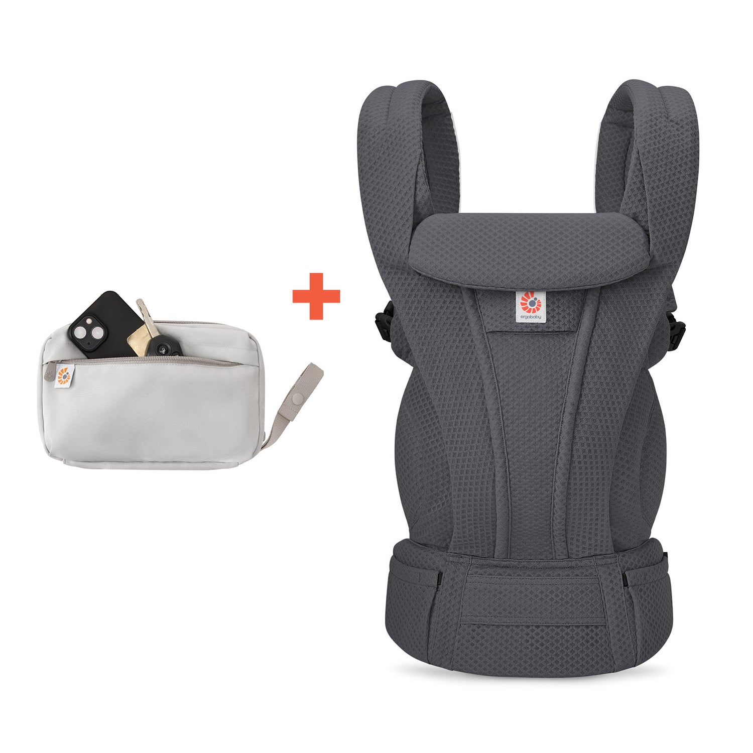 Ergobaby Omni Deluxe Mesh Graphite Grey + Gratis Bärbar Skötmatta (spara 499 kr)